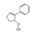 (5-hydroperoxycyclopenten-1-yl)benzene Structure