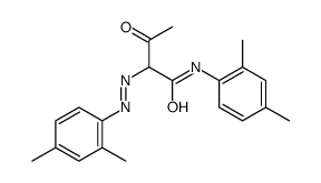 N-(2,4-dimethylphenyl)-2-[(2,4-dimethylphenyl)diazenyl]-3-oxobutanamide Structure