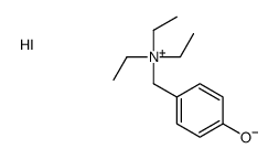 triethyl-[(4-hydroxyphenyl)methyl]azanium,iodide Structure