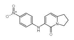 6-(4-NITROPHENYLAMINO)-2,3-DIHYDRO-1H-INDOLIZIN-5-ONE structure
