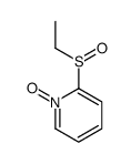 2-ethylsulfinyl-1-oxidopyridin-1-ium结构式