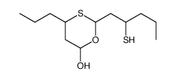 4-propyl-2-(2-sulfanylpentyl)-1,3-oxathian-6-ol Structure