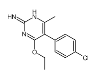 5-(4-chlorophenyl)-4-ethoxy-6-methylpyrimidin-2-amine结构式