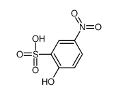 2-hydroxy-5-nitrobenzenesulphonic acid structure