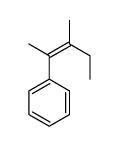3-methylpent-2-en-2-ylbenzene Structure