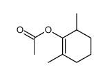 Acetic acid 2,6-dimethyl-1-cyclohexenyl ester Structure