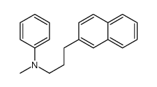 N-methyl-N-(3-naphthalen-2-ylpropyl)aniline Structure