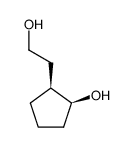 (+/-)-cis-2-(2-hydroxyethyl)cyclopentanol结构式