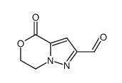 4H-Pyrazolo[5,1-c][1,4]oxazine-2-carboxaldehyde,6,7-dihydro-4-oxo-(9CI) Structure