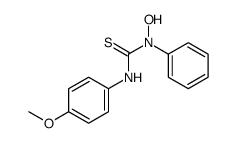 1-hydroxy-3-(4-methoxyphenyl)-1-phenylthiourea结构式