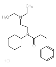 N-cyclohexyl-N-(2-diethylaminoethyl)-3-phenyl-propanamide picture