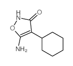 5-Amino-4-cyclohexylisoxazol-3(2H)-one structure