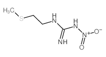 hydroxy-[(N-(2-methylsulfanylethyl)carbamimidoyl)amino]-oxo-azanium Structure