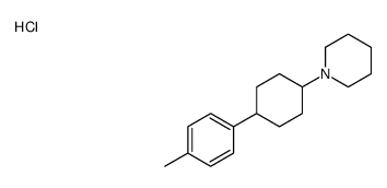 1-[4-(4-methylphenyl)cyclohexyl]piperidine,hydrochloride结构式