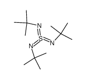 N,N',N''-tris(tert-butyl)sulfur triimide结构式