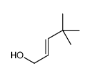 4,4-dimethylpent-2-en-1-ol Structure