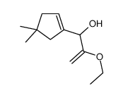 1-Cyclopentene-1-methanol,-alpha--(1-ethoxyethenyl)-4,4-dimethyl-(9CI) structure