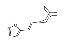5-[2-(1-azabicyclo[3.2.2]nonan-3-yl)ethenyl]-1,2-oxazole Structure