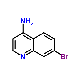 7-Bromo-4-quinolinamine structure