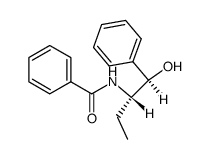 erythro-2-benzamido-1-phenylbutan-1-ol Structure