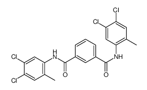 1-N,3-N-bis(4,5-dichloro-2-methylphenyl)benzene-1,3-dicarboxamide结构式