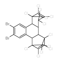 10,11-dibromo-1,2,3,4,5,6,7,8,13,13,14,14-dodecachloro-1,4,4a,4b,5,8,8a,12b-octahydro-1,4,5,8-dimethanotriphenylene Structure