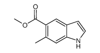 methyl 6-methyl-1H-indole-5-carboxylate Structure