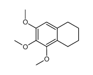 5,6,7-trimethoxy-1,2,3,4-tetrahydro-naphthalene结构式