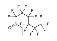 1-ethenylsulfinyl-1,1,2,2,3,3,4,4,5,5,6,6,6-tridecafluorohexane结构式