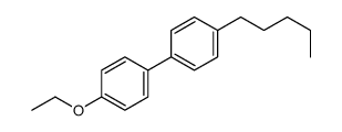 4-ethoxy-4'-pentyl-1,1'-biphenyl结构式