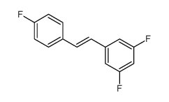 1,3-difluoro-5-[2-(4-fluorophenyl)ethenyl]benzene结构式