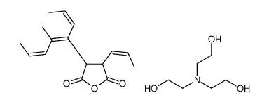 2-[bis(2-hydroxyethyl)amino]ethanol,3-[(2E,4Z,6E)-5-methylocta-2,4,6-trien-4-yl]-4-[(E)-prop-1-enyl]oxolane-2,5-dione Structure