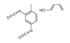 (1E)-buta-1,3-dien-1-ol,2,4-diisocyanato-1-methylbenzene结构式