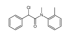 N-Methyl-N-(2-methyl-phenyl)-α-chlorphenylessigsaeureamid Structure