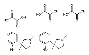 1'-methylspiro[1,2-dihydroindole-3,3'-pyrrolidine],oxalic acid Structure
