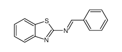 N-(1,3-benzothiazol-2-yl)-1-phenylmethanimine结构式