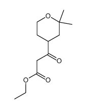 ethyl β-(2,2-dimethyltetrahydro-4-pyranyl)-β-oxopropionate Structure
