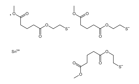 dimethyl 10-[[2-[(5-methoxy-1,5-dioxopentyl)oxy]ethyl]thio]-10-methyl-5,15-dioxo-6,14-dioxa-9,11-dithia-10-stannanonadecanedioate picture
