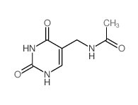Acetamide,N-[(1,2,3,4-tetrahydro-2,4-dioxo-5-pyrimidinyl)methyl]-结构式