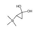 2-(trimethylsilyl)-1,1-cyclopropanediol Structure