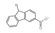 9-bromo-3-nitro-9H-fluorene Structure