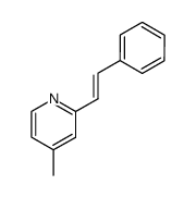 4-methyl-2-styryl-pyridine结构式