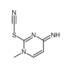 Thiocyanic acid, 1,4-dihydro-4-imino-1-methyl-2-pyrimidinyl ester (9CI) picture