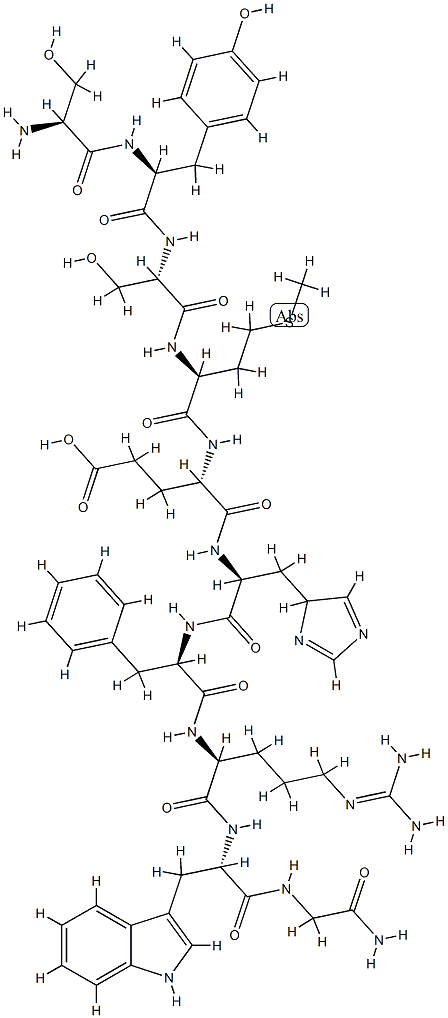 ACTH amide (1-10), Phe(7)-结构式