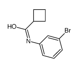 Cyclobutanecarboxamide, N-(3-bromophenyl)- (9CI) Structure