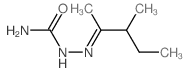 (3-methylpentan-2-ylideneamino)urea结构式