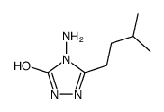 4-amino-3-(3-methylbutyl)-1H-1,2,4-triazol-5-one Structure