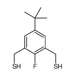 [5-tert-butyl-2-fluoro-3-(sulfanylmethyl)phenyl]methanethiol Structure