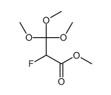 METHYL 2-FLUORO-3,3,3-TRIMETHOXYPROPANOATE Structure