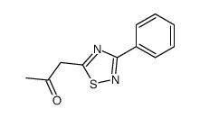 1-(3-phenyl-1,2,4-thiadiazol-5-yl)propan-2-one Structure